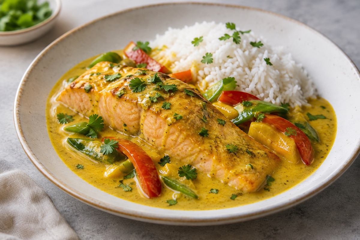 Saumon Curry