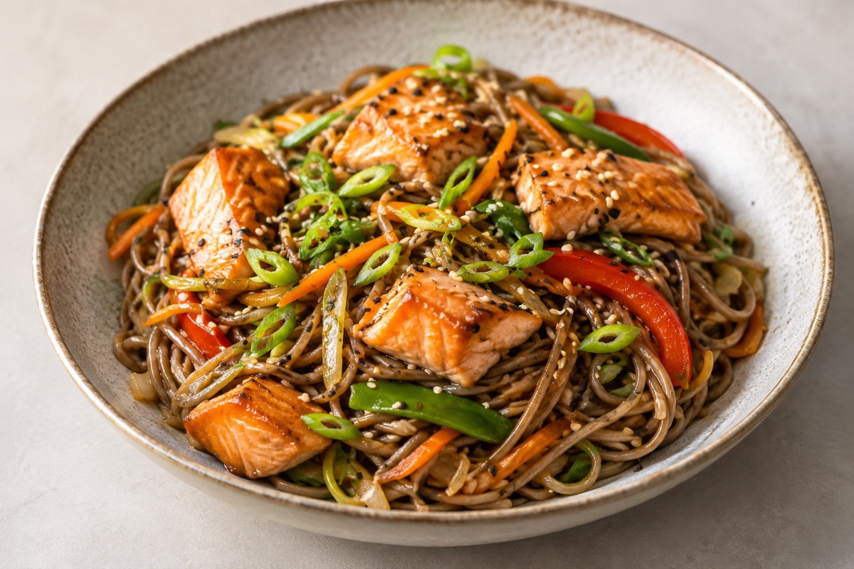 Soba Saumon Cuit
